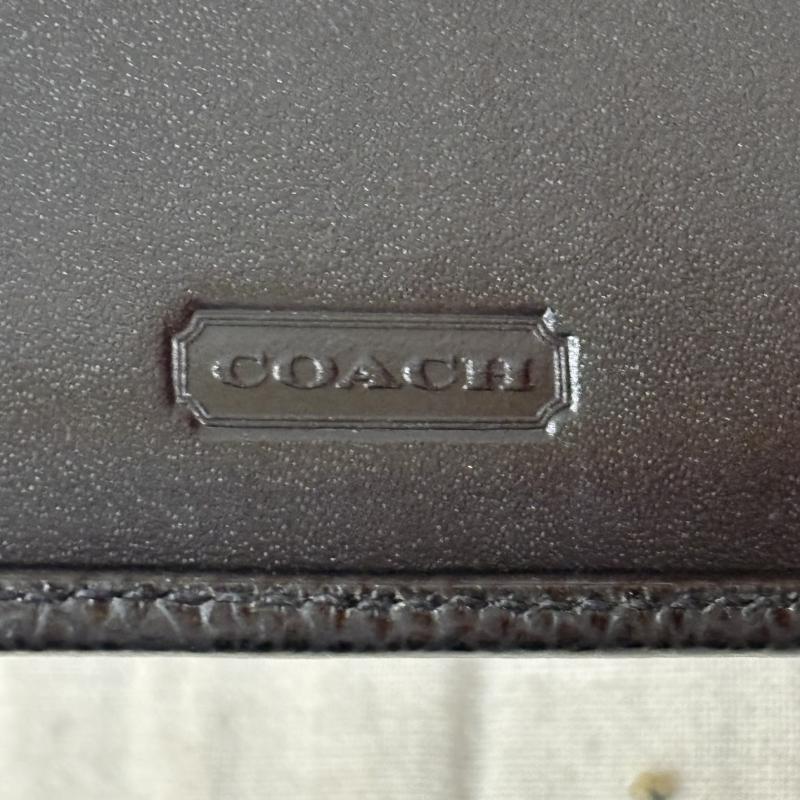 コーチ OLDCOACH オールドコーチ 二つ折り財布 がま口財布 ブラック