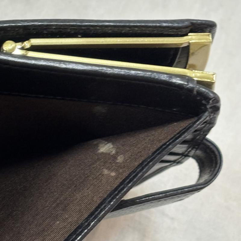 コーチ OLDCOACH オールドコーチ 二つ折り財布 がま口財布 ブラック