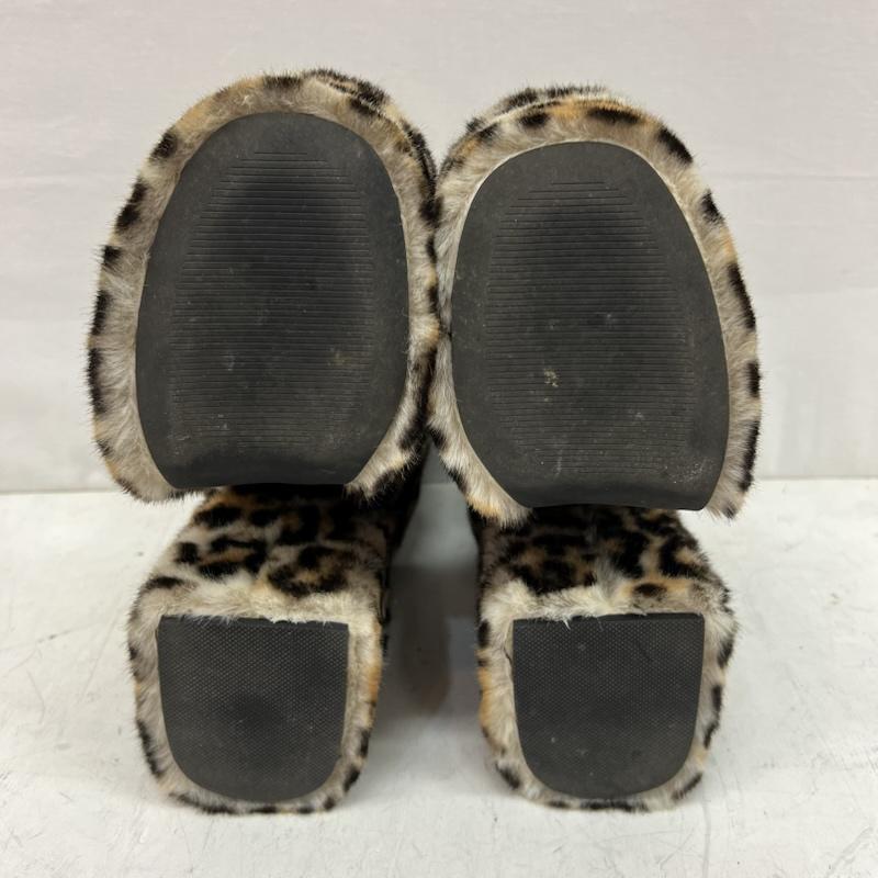 古着 YELLO イエロ MINKY SHORT BOOTS レオパード 厚底 ブーツ M