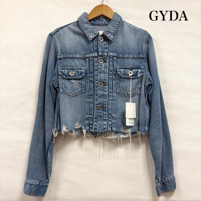 GYDA（ジェイダ） リヨセル ショート HEM ダメージ デニム Gジャン 