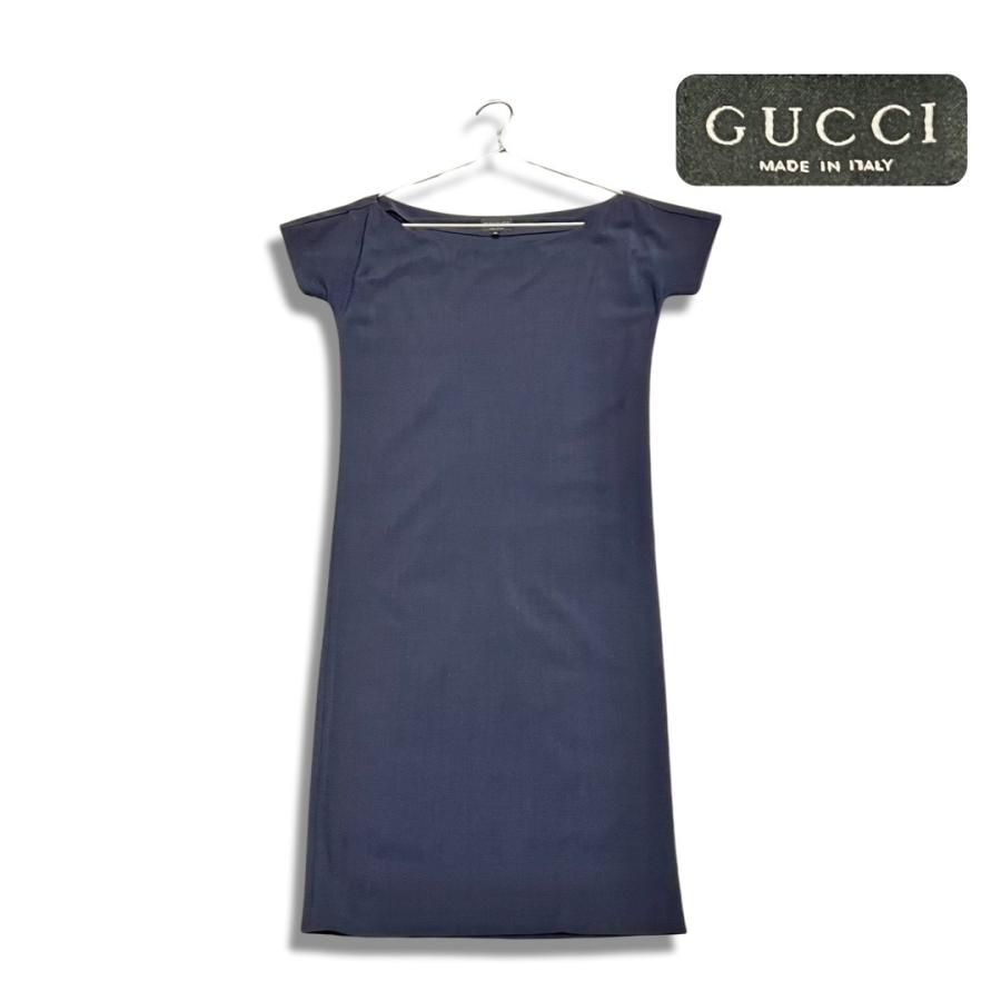 時間指定不可 Gucci グッチ 半袖 ボートネック シンプル ワンピース ドレス カジュアル パーティー ブラック Size 38 レディース 在庫有 Www Mysmileteethwhitening Com