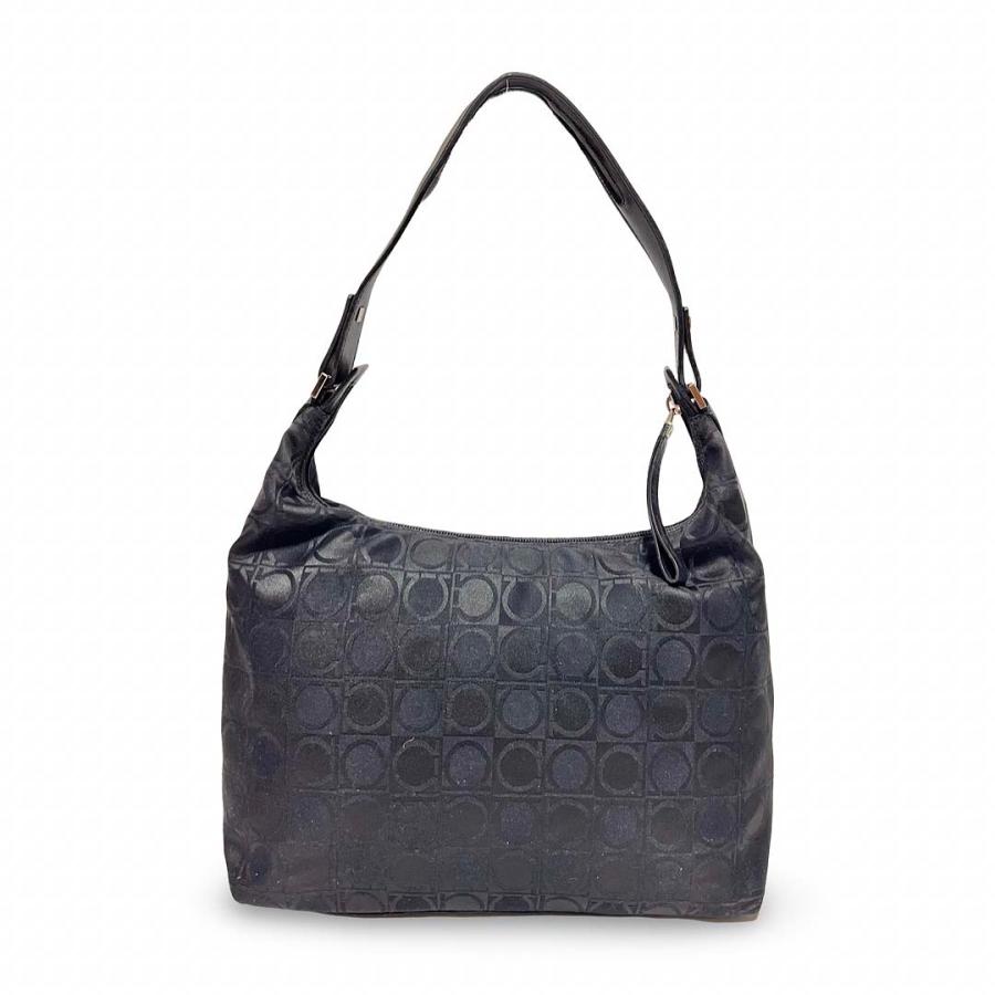 フェラガモ ガンチーニ ワンショルダー バッグ 黒