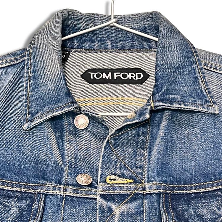 TOM FORD トム フォード コットン デニムジャケット ブルー size TOM FORD トム フォード コットン デニムジャケット ブルー size