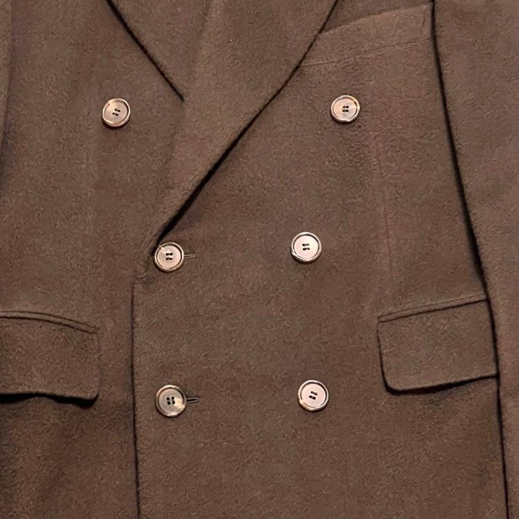 COL コルウ ビスポーク カシミヤ ダブルブレスト ロング丈 COL コルウ ビスポーク カシミヤ ダブルブレスト ロング丈