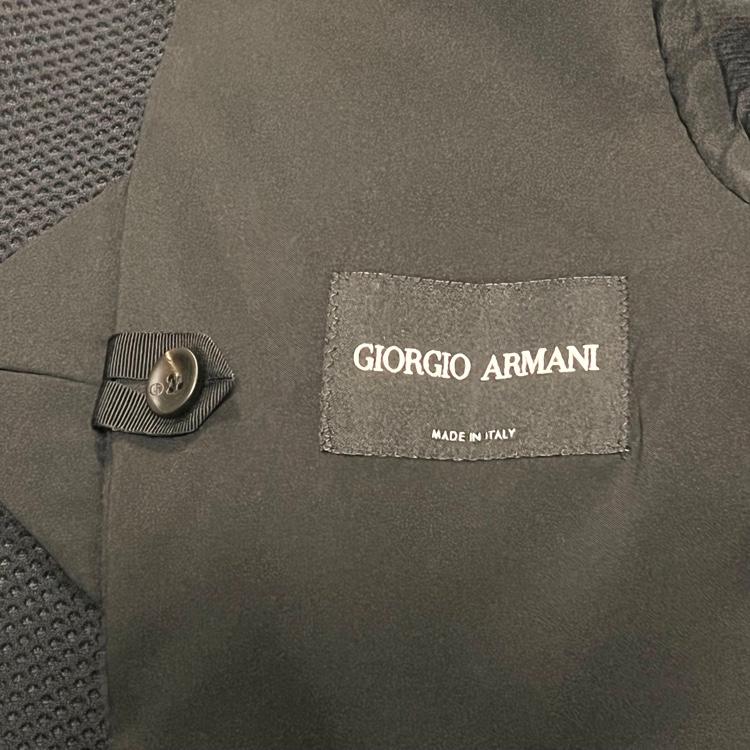 GIORGIO ARMANI ジョルジオ アルマーニ ベロア襟 2B シングルブレスト