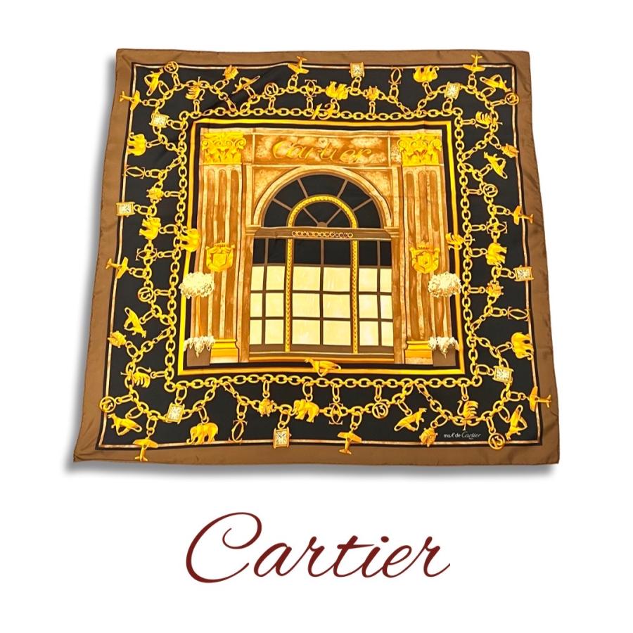 Cartier カルティエ must du Cartier ゴールドチェーン アクセサリー柄