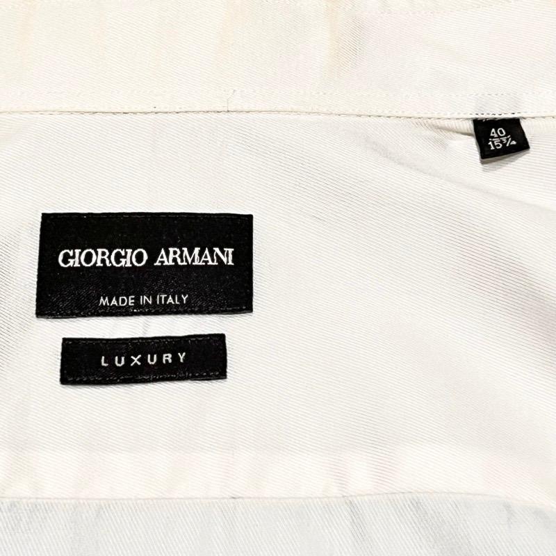 1点限り 送料無料 GIORGIO ARMANI ジョルジオアルマーニ LUXURY 長袖 