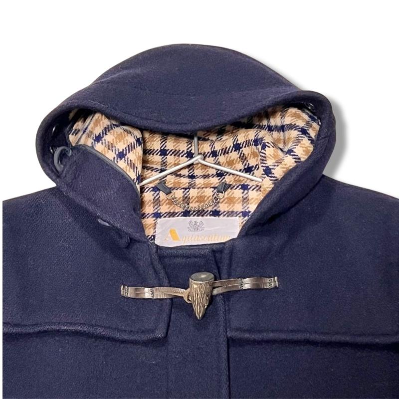 Aquascutum アクアスキュータム ダッフルコート フード付き Aquascutum アクアスキュータム ダッフルコート フード付き