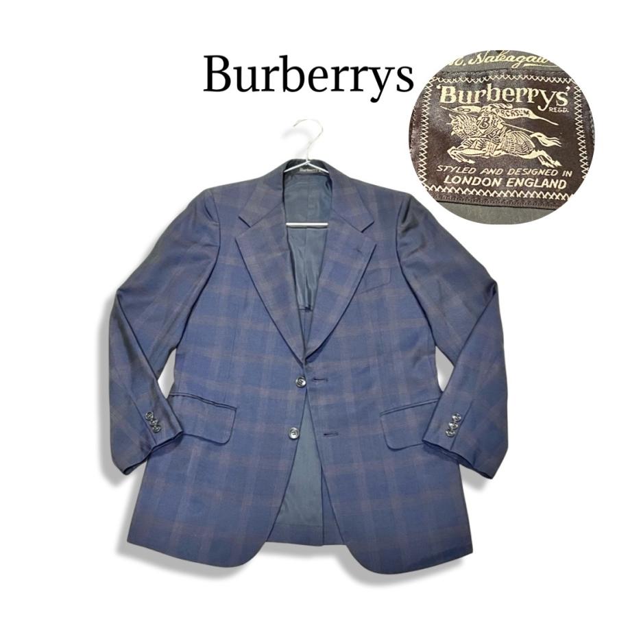 Burberrys バーバリー チェック柄 シングル ジャケット ブレザー 