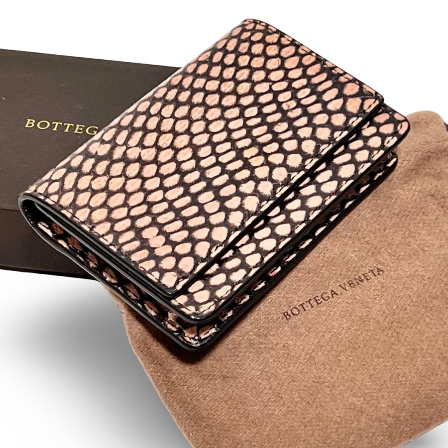 BOTTEGA VENETA ボッテガヴェネタ パイソン カードケース 名刺 BOTTEGA VENETA ボッテガヴェネタ パイソン カードケース 名刺