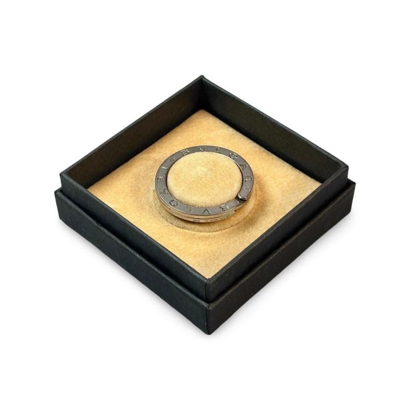BVLGARI ブルガリ ダブルロゴ キーリング キーホルダー スターリング 