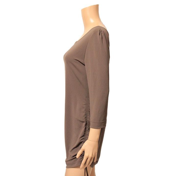 FOXEY ダークブラウン カットソーワンピース