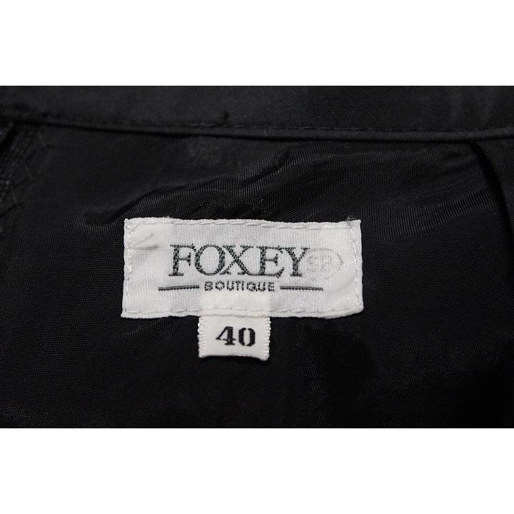 FOXEY BOUTIQUE フォクシーブティック フレア ミモレ丈 レース裏地付き 