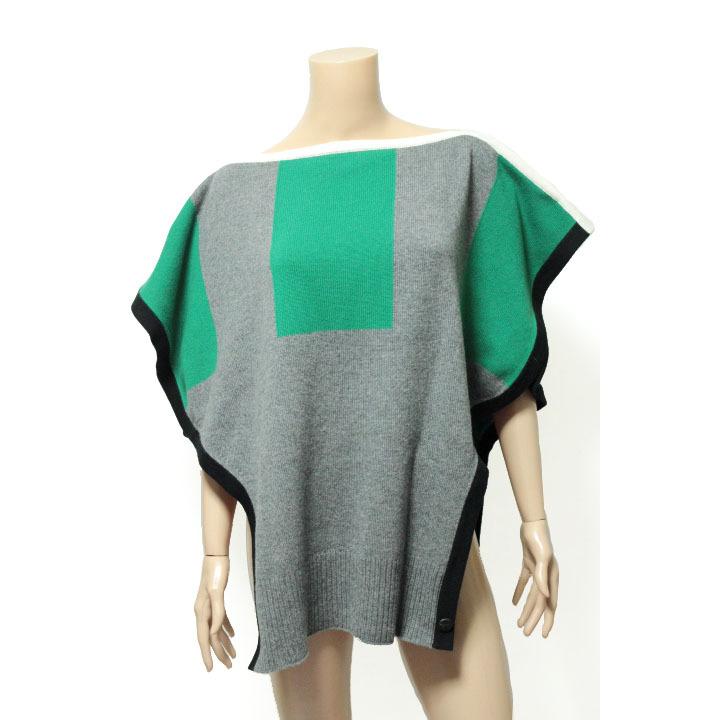 HERMES エルメス 新品 未使用 INTARSIA カシミヤ 100% ニット 2WAY  