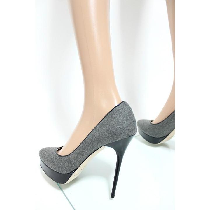 JIMMY CHOO ジミーチュウ COSMIC フランネル パテントレザー 