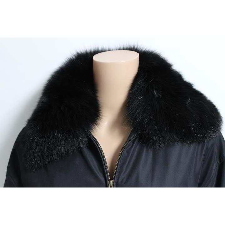 NINA RICCI ニナリッチ Evolutionフォックスファー付き ロングコート 