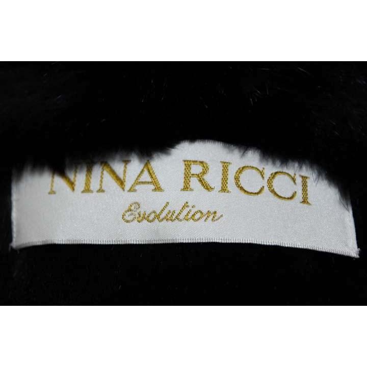 NINA RICCI ニナリッチ Evolutionフォックスファー付き ロングコート 