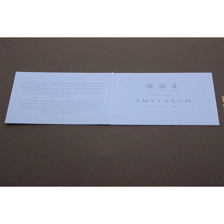 SMYTHSON スマイソン Panama A5 ノートホルダー Bond Street ゴールド 