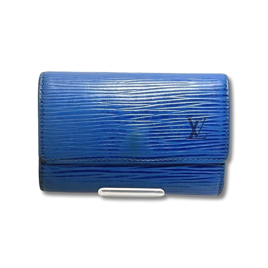 LOUIS VUITTON ルイ ヴィトン エピ ミュルティクレ 6連 レザー キー  