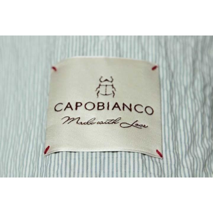 CAPOBIANCO カポビアンコ 未使用 鹿の子 スタンドカラー ブルゾン 