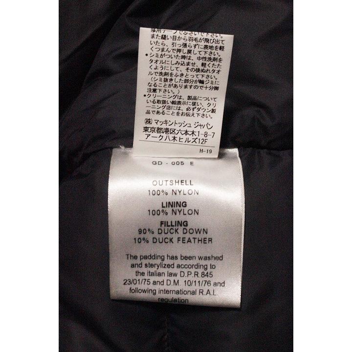 MACKINTOSH マッキントッシュ フード付き ステンカラー ダウン MACKINTOSH マッキントッシュ フード付き ステンカラー ダウン