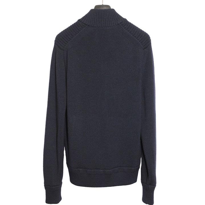 TOM FORD TOMFORD トムフォード ジップアップ ニット レザー ブルゾン 