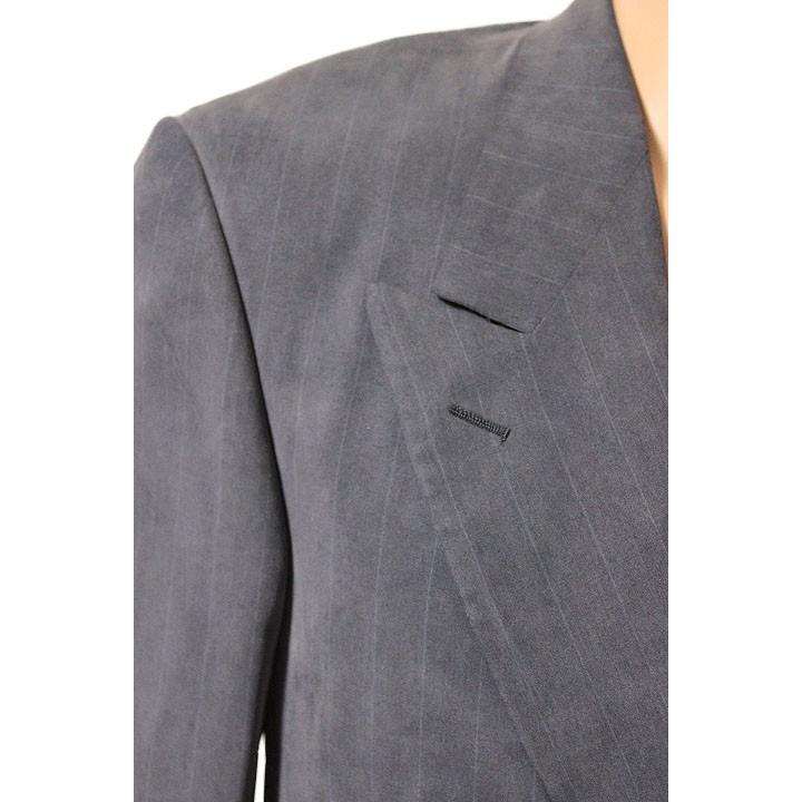 GIANNI VERSACE ジャンニヴェルサーチ ストライプ柄 総シルク 4B  