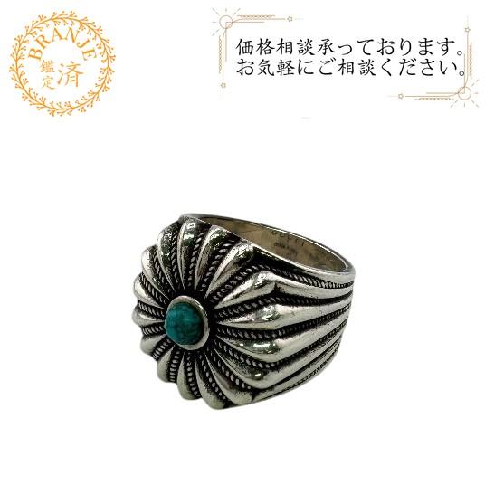 GUCCI（グッチ） ターコイズフラワー リング・指輪 シルバー ユニ