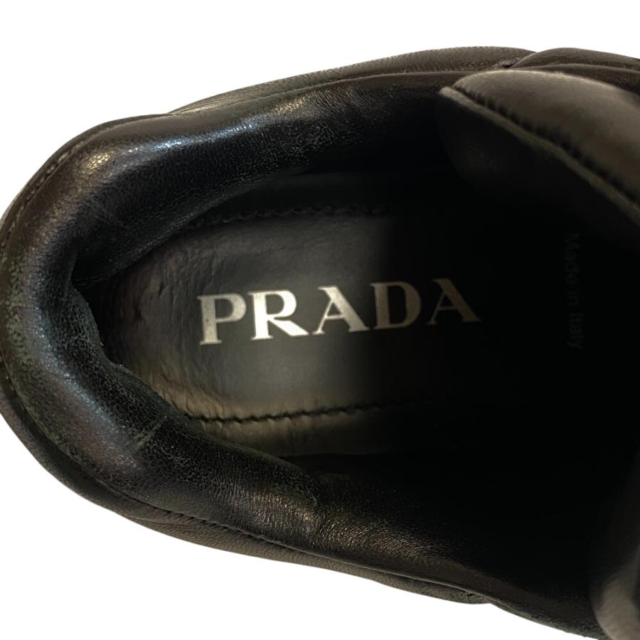 PRADA プラダ 1E136N 三角ロゴ トライアングル レースアップ 厚底 