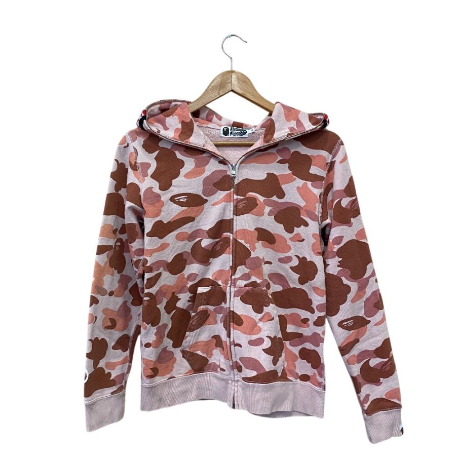 A BATHING APE アベイシングエイプ ジップパーカー パーカー ピンク 