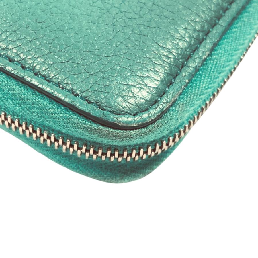 CELINE/セリーヌ レザー 長財布 グリーン系 レディース CELINE