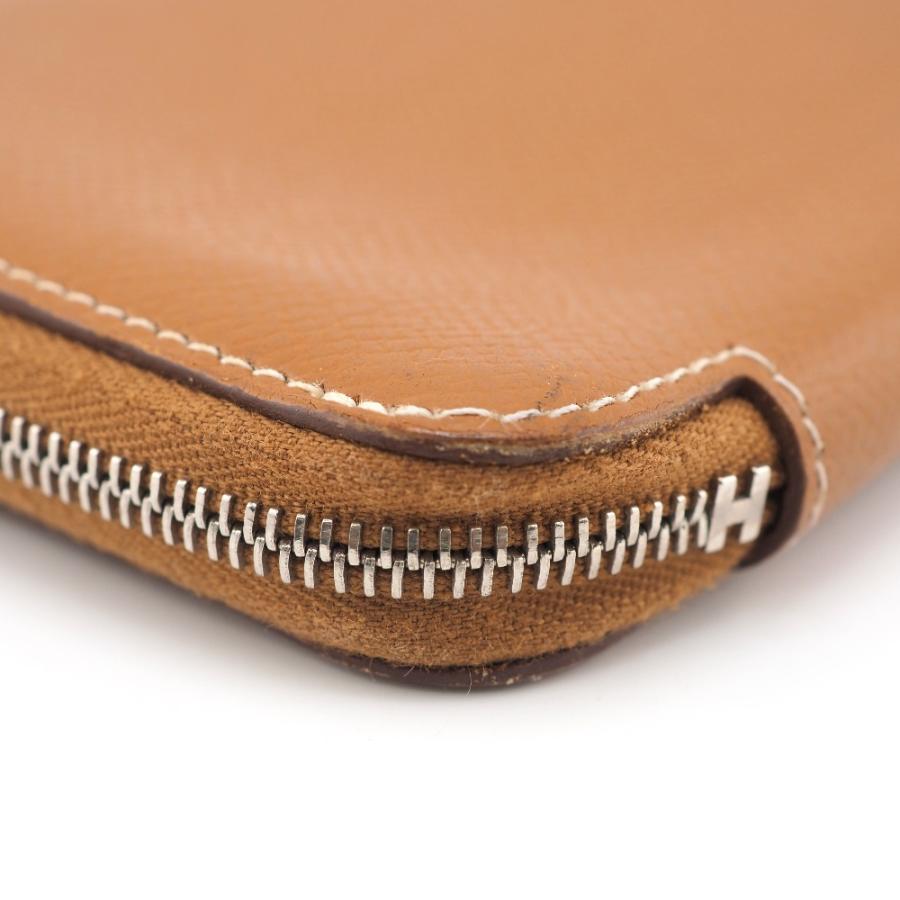HERMES エルメス アザップ コンパクトシルクイン レザー コインケース 
