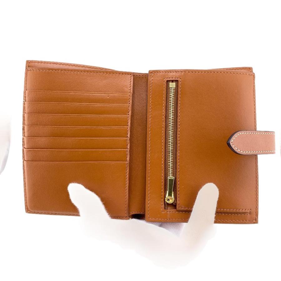 CELINE/セリーヌ ミディアムストラップウォレット トリオンフ レザー 