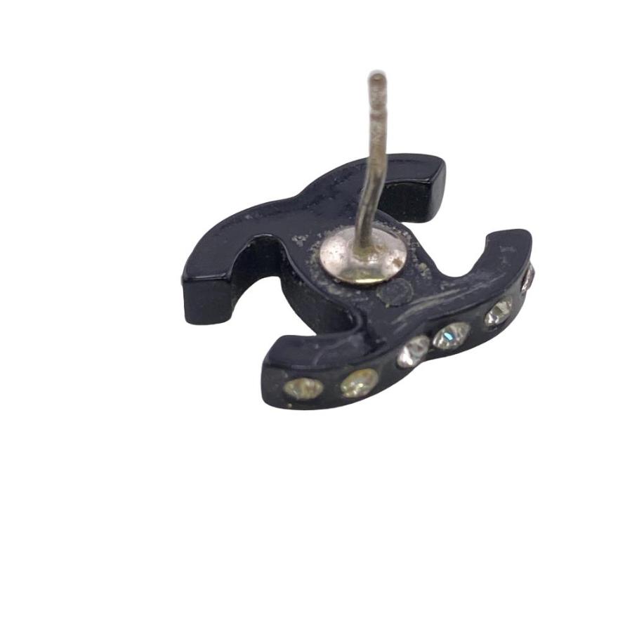 CHANEL CHANEL/シャネル 04A ココマーク 樹脂系 ピアス ブラック