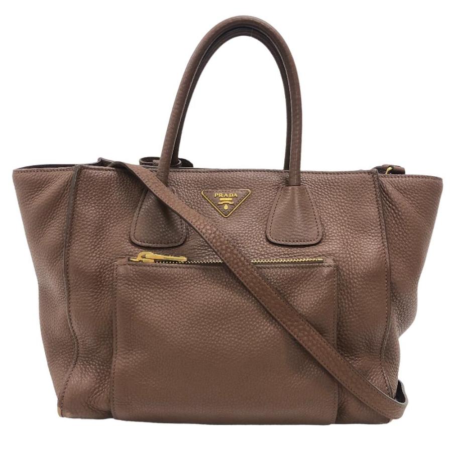PRADA/プラダ BN2626 2WAY ショルダーバック ヴィッテロダイノ レザー 