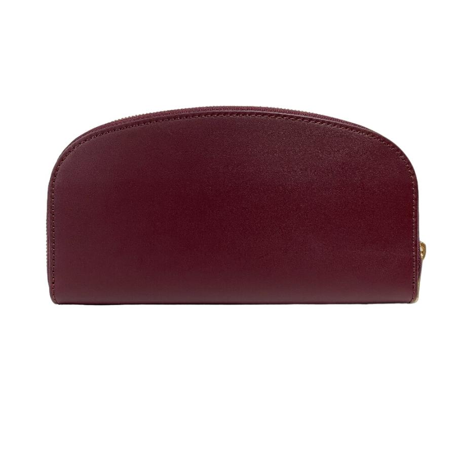 A.P.C.（アーペーセー） F63218 デミ ルネ PXAWV レザー 長財布 レッド 