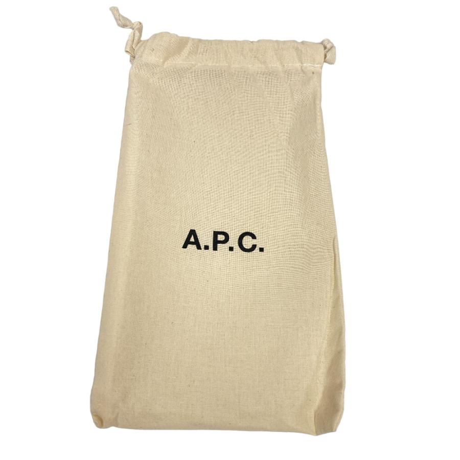 A.P.C.（アーペーセー） F63218 デミ ルネ PXAWV レザー 長財布 レッド 