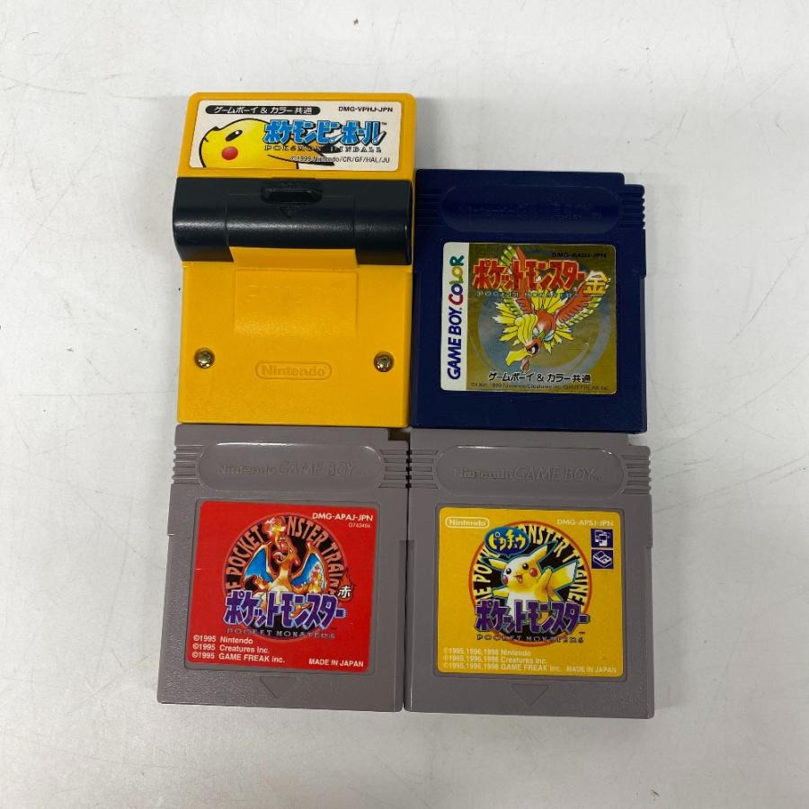 ポケモン ピンボール ピカチュウ 赤 金 ゲームボーイ カセット ソフト 