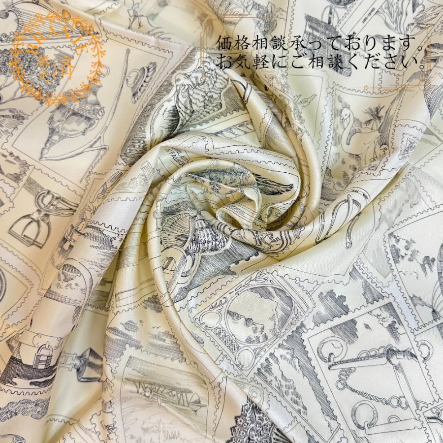 HERMES（エルメス） カレ90 LE PHILATELISTE DU FAUBOURG フォーブルの