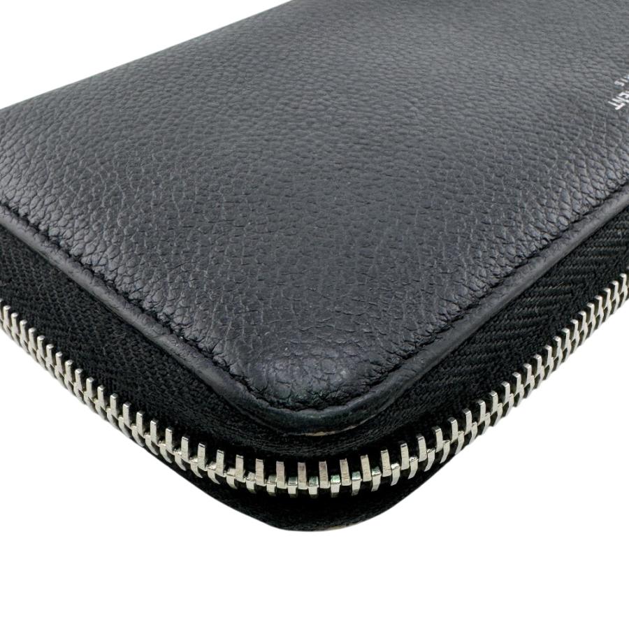 SAINT LAURENT サンローラン ラウンドファスナー YSL ロゴ刻印 長財布