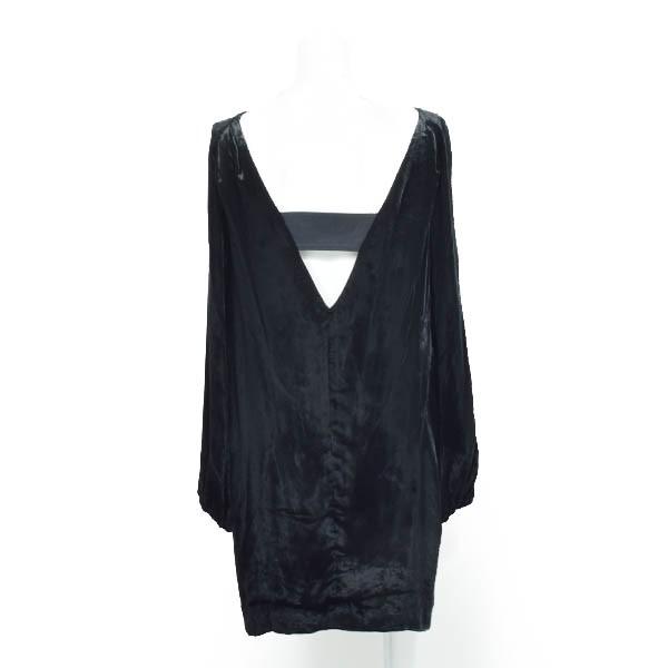 Adore アドーア 別珍 背面デザイン 長袖 ひざ丈 ワンピース 38 9号 黒 バレンタインセール半額以下多数 19ip55 中古ブランドショップブランカスタ 通販 Yahoo ショッピング