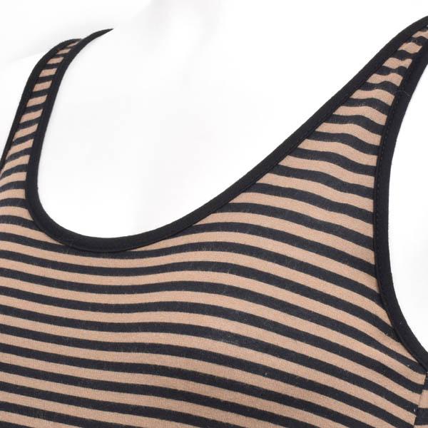 Iena イエナ ボーダー柄 ノースリーブ フィッシュテール ロングワンピース ブラック ベージュ Paypay祭 10 還元 22mq16 中古ブランドショップブランカスタ 通販 Yahoo ショッピング