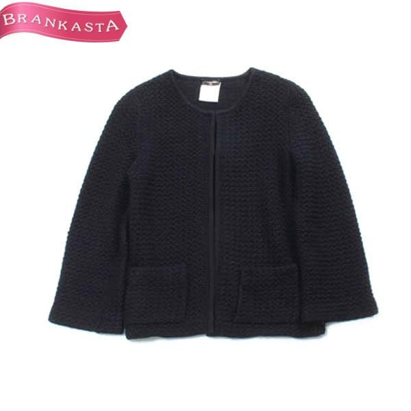 ファッションデザイナー 【40%OFF】【】★CHANEL・シャネル★カシミヤ 七分袖ニットカーディガン 34★黒【レディース 冬 秋 秋冬】★ブランカスタ【春 秋冬】★19fr18, ベリーズマリン 00c5732c