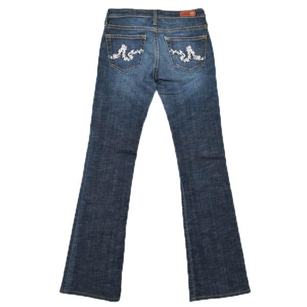 Ag Adriano Goldschmied エージー 花柄刺繍 ブーツカットデニムパンツ ジーンズ 24 ブルー 特別セール 4 11まで 22mc37 中古ブランドショップブランカスタ 通販 Yahoo ショッピング