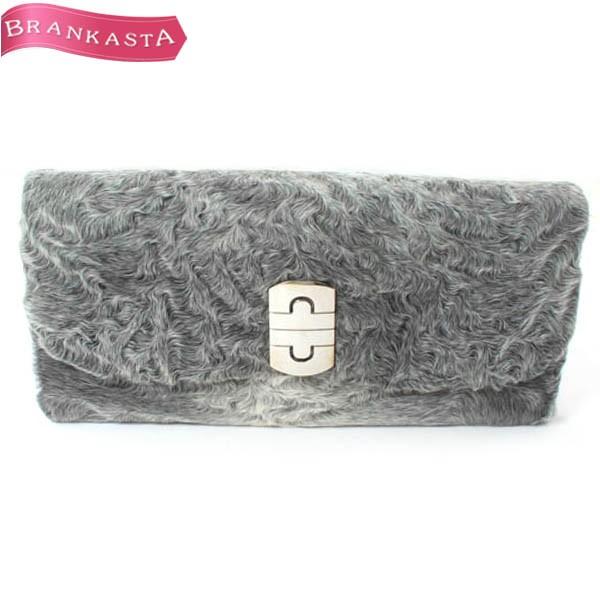 正規店仕入れの Bvlgari ブルガリ ラムファー クラッチバッグ パーティーバッグ グレー シルバー金具 特別セール 4 11まで 22wk09 正規品 Www Zsp1 Brzesko Edu Pl