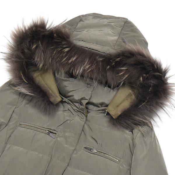 ボッシュ ダウンコート フード付き リアルファー ミドル丈 36 S相当 カーキブラウン Bosch 全品対象 特別sale 4 迄 22ow39 中古ブランドショップブランカスタ 通販 Yahoo ショッピング