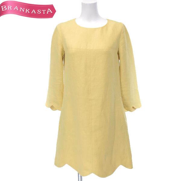 クロエ ワンピース ミニ 34 Xs相当 七分袖 スカラップ 小さいサイズ レディース パステルイエロー Chloe 12 5迄プレ会員限定4 000円均一 41cb99 中古ブランドショップブランカスタ 通販 Yahoo ショッピング