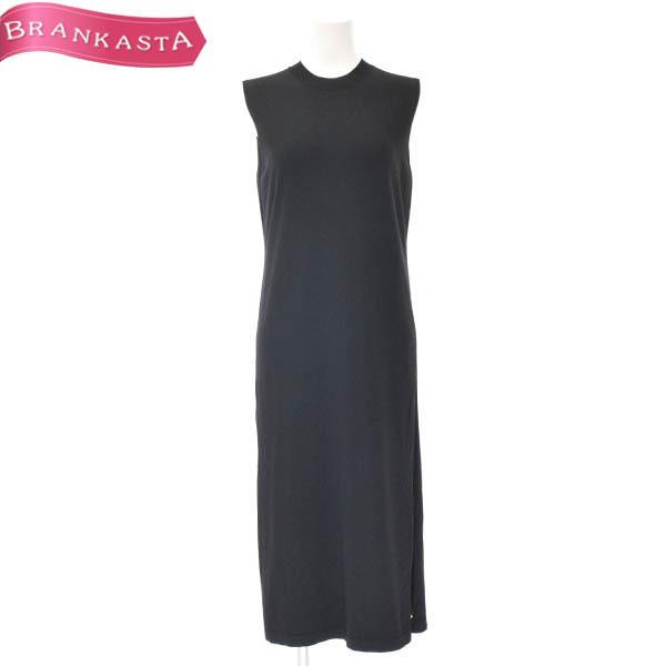 安い 店舗 大阪 セオリー ニットワンピース ロング S M相当 ノースリーブ クルーネック スリット レディース 黒 Theory 美品 特大sale Offクーポン有 23ro47 新品開封品 Www Superavila Com