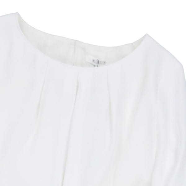 プラステ タイトワンピース セパレート風 ドッキング ミモレ丈 七分袖 M 白 黒 Plst 感謝sale 大幅値下げ 6 13迄 23pu96 中古ブランドショップブランカスタ 通販 Yahoo ショッピング