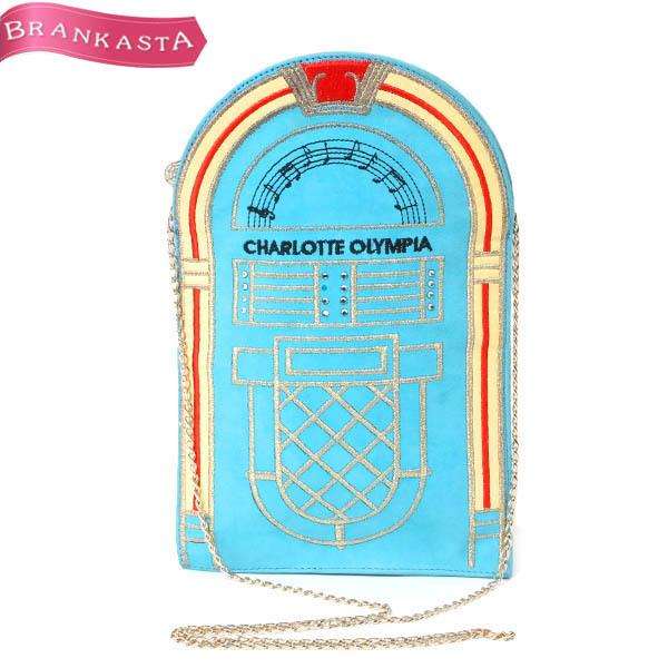 送料込 シャーロットオリンピア ポシェット ショルダーバッグ Jukebox Clutch 水色 他 Charlotte Olympia 特別セール 4 11まで 23vq74 格安 Www Thedailyspud Com